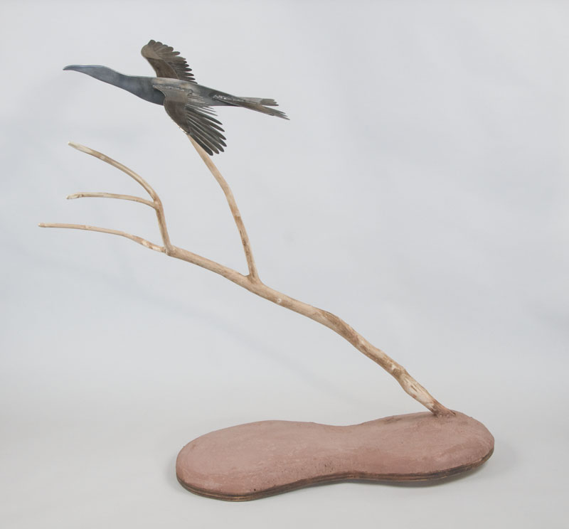 Steel Gull Sculpture